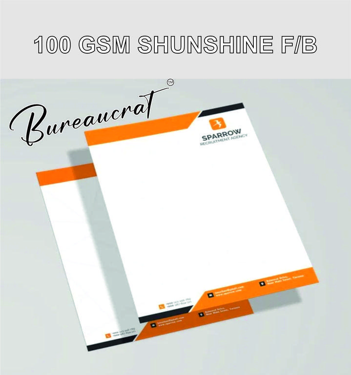 Picture of Sunshine 100 Gsm Front Back