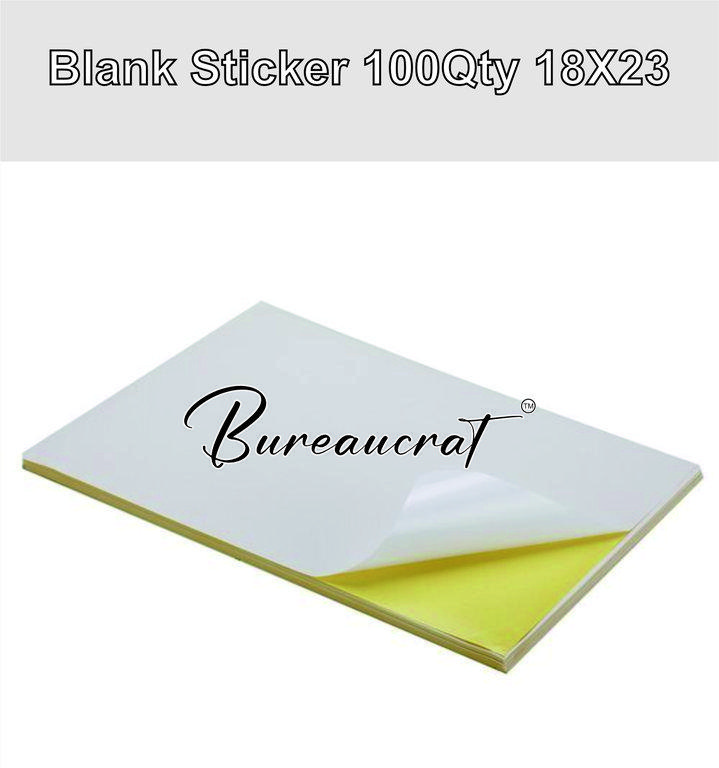 Picture of Blank Sticker 100Qty 18X23