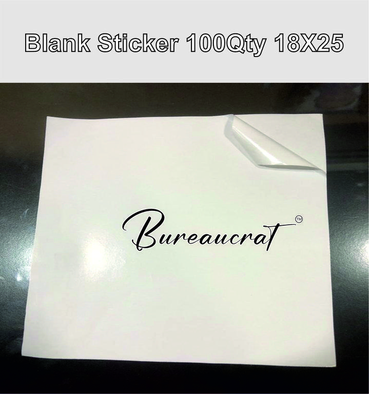 Picture of Blank Sticker 100Qty 18X25