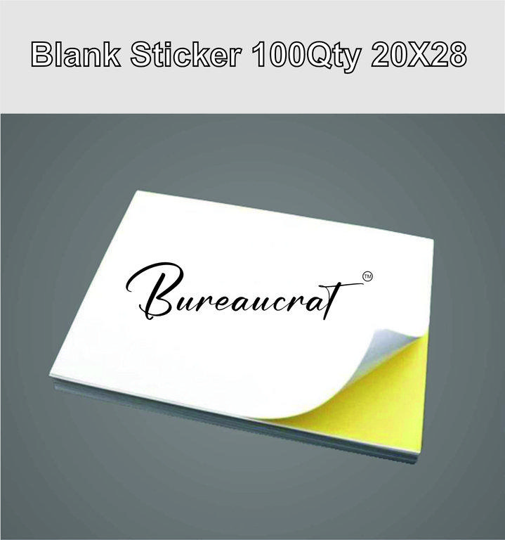 Picture of Blank Sticker 100Qty 20X28