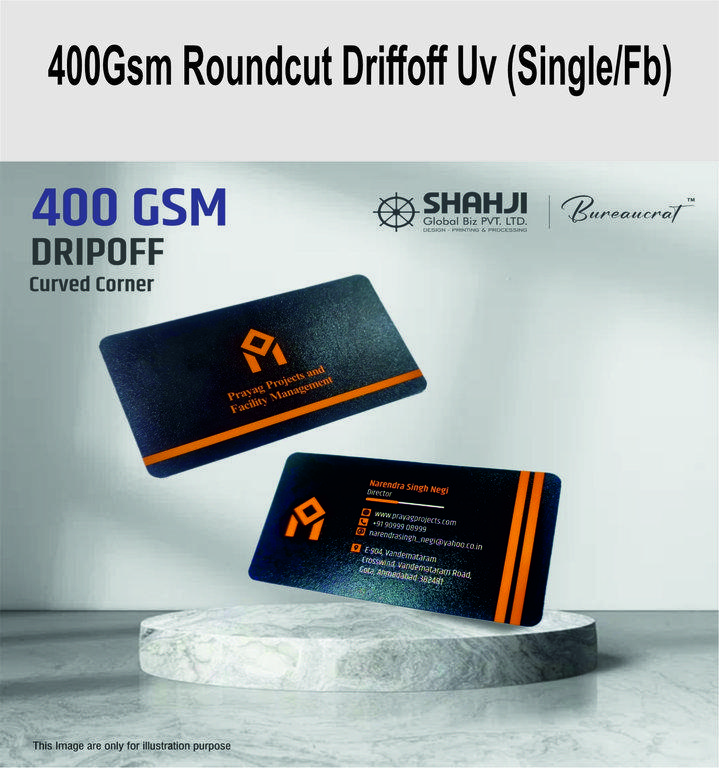 Picture of 400Gsm Roundcut Driffoff Uv (Single/Fb)