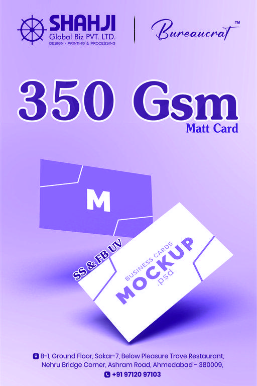 Picture of Matt Card Size (350Gsm)