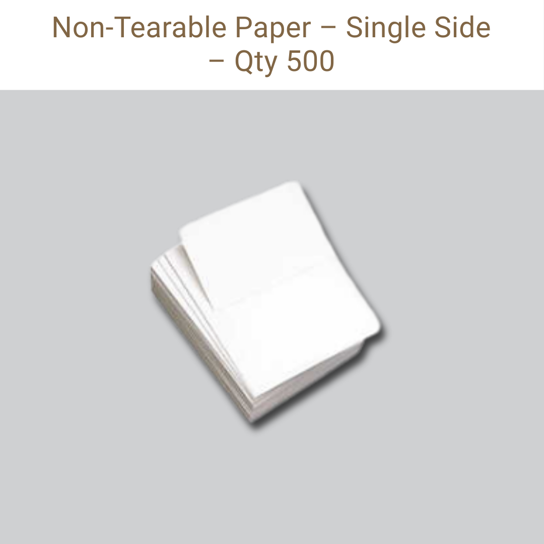 Picture of Non-Tearable Paper – Single Side – Qty 500