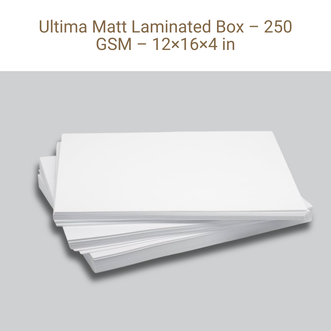 Picture of Ultima Matt Laminated Box – 250 GSM – 12×16×4 in
