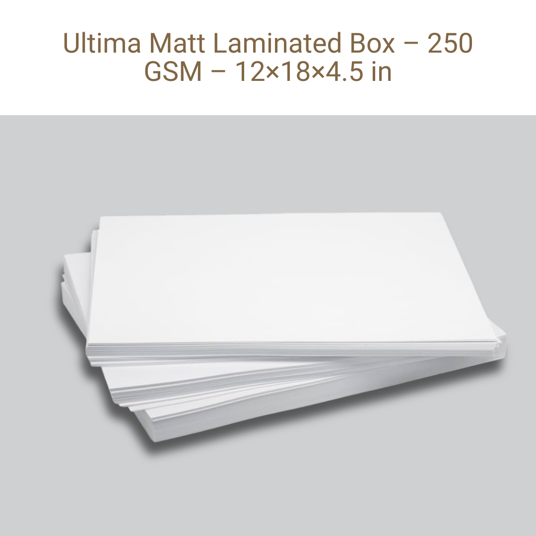 Picture of Ultima Matt Laminated Box – 250 GSM – 12×18×4.5 in