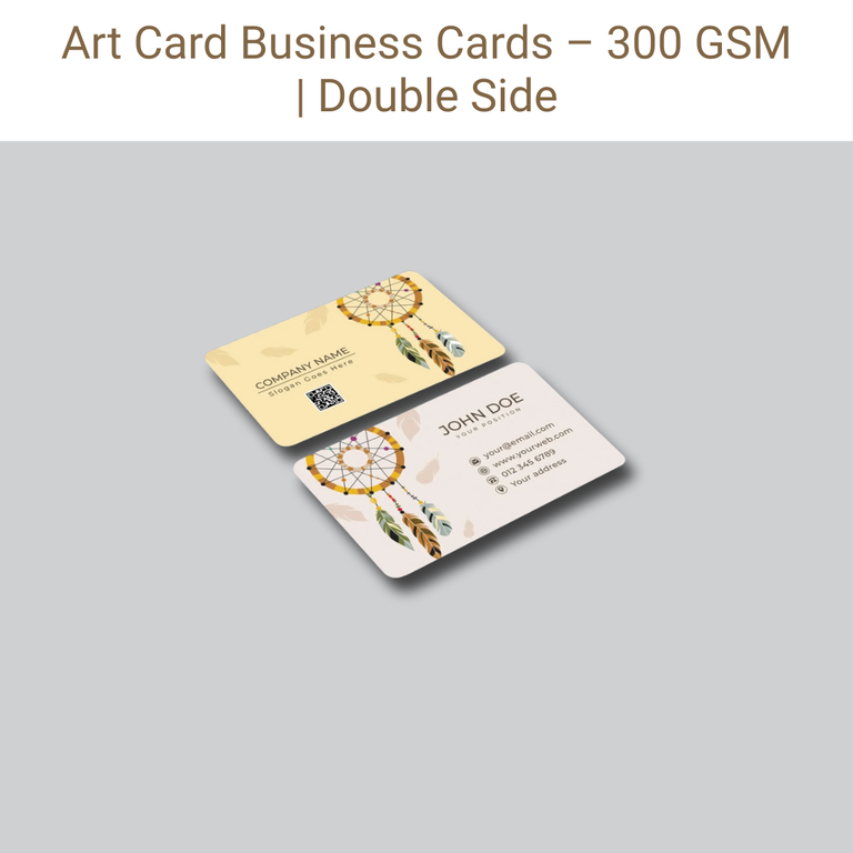 Picture of Art Card – 300 GSM – A4 – Front & Back