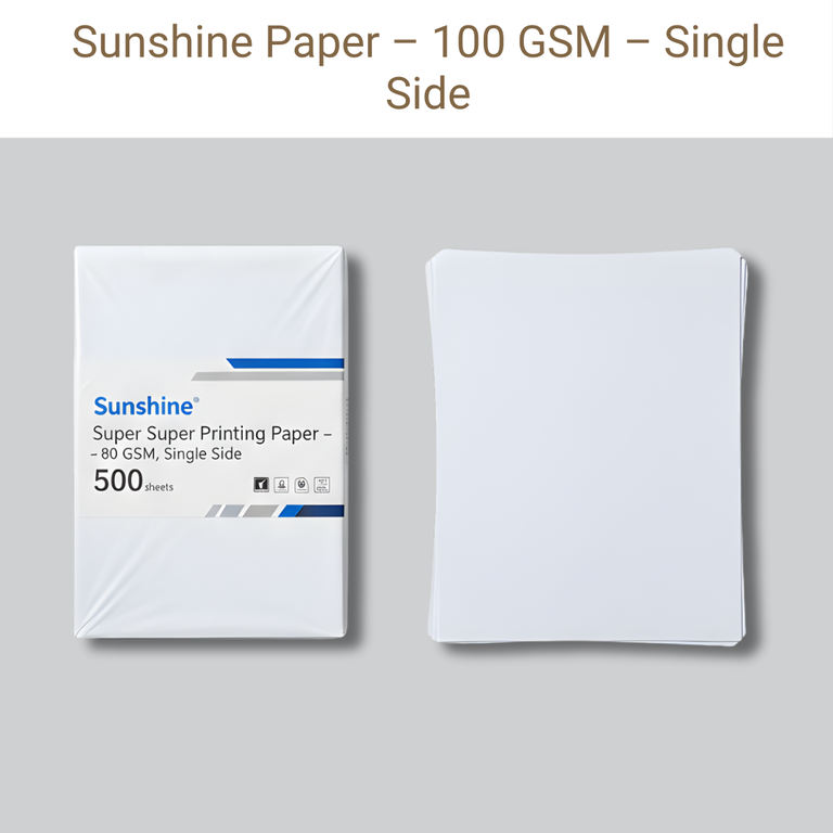 Picture of Sunshine Paper – 100 GSM – Single Side